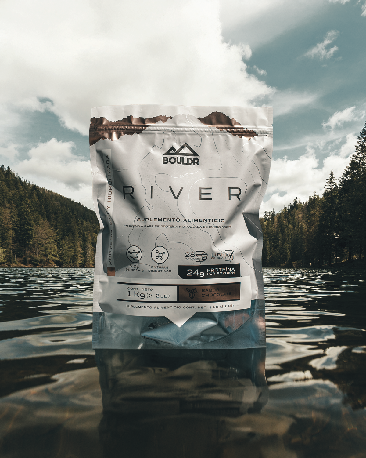 RIVER PROTEÍNA HIDROLIZADA DE SUERO DE LECHE SABOR: CHOCOLATE